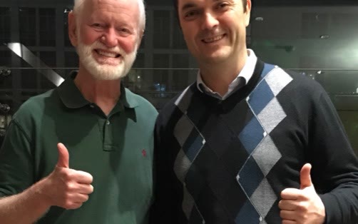 Evgeny Bazhov with Marshall Goldsmith